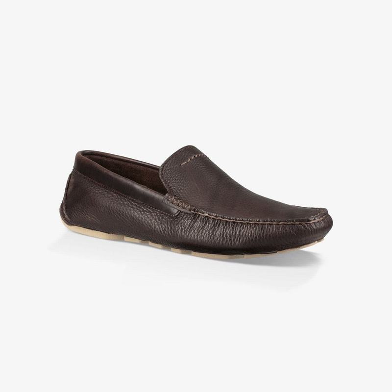 Loafers UGG Henrick Homme Chocolat Soldes 986NUXCW